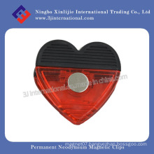 Business Advertising Logo Printed Plastic Magnet Clip